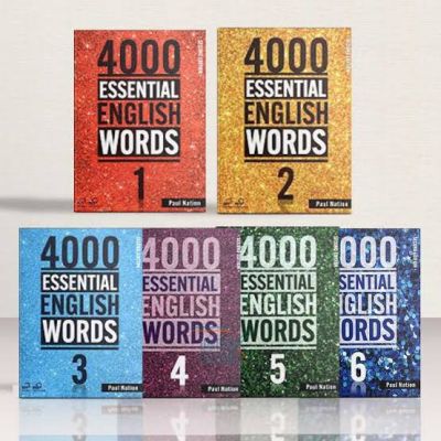 کتاب| دست دو| زبان|4000 لغت ضروری در انگیسی| 6 جلدی